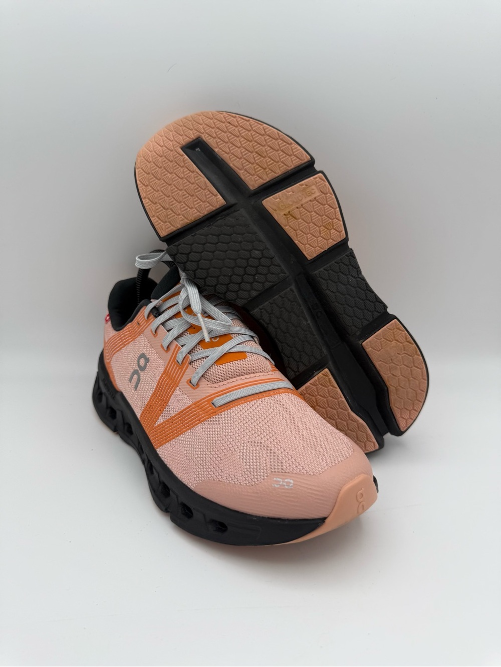 Women's On Cloudgo Rose Magnet Orange Athletic Cloudtec Running Shoes Size 8.5